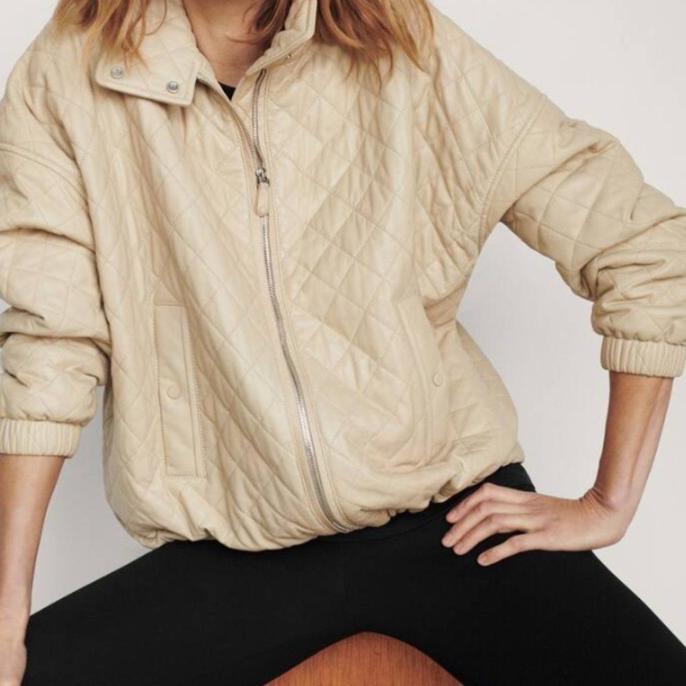 Leather jacket by Massimo Dutti